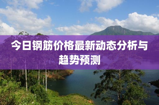 今日钢筋价格最新动态分析与趋势预测