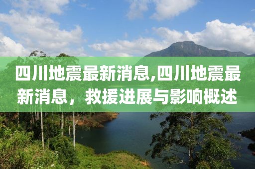 四川地震最新消息,四川地震最新消息，救援进展与影响概述