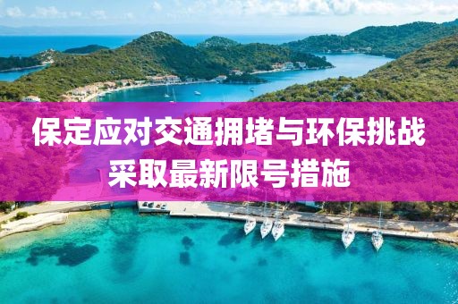 保定应对交通拥堵与环保挑战采取最新限号措施