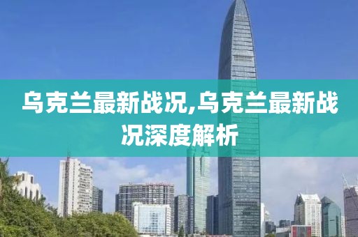 乌克兰最新战况,乌克兰最新战况深度解析