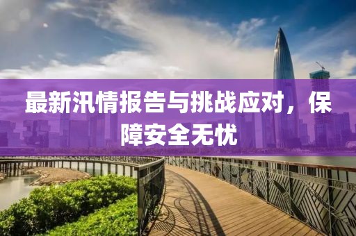 最新汛情报告与挑战应对，保障安全无忧