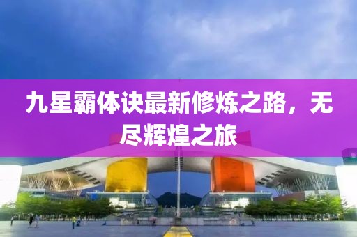 九星霸体诀最新修炼之路，无尽辉煌之旅