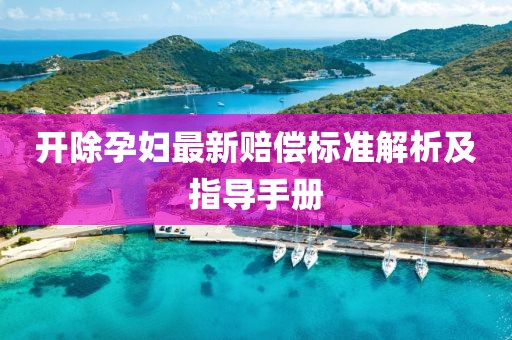 开除孕妇最新赔偿标准解析及指导手册