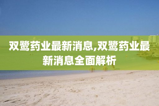 双鹭药业最新消息,双鹭药业最新消息全面解析